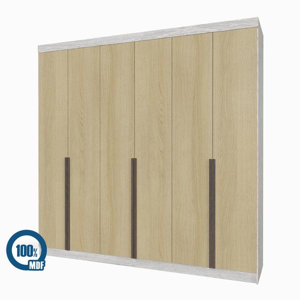 Imagem de Guarda-roupa Casal 6 Portas 6 Gavetas 100% Mdf Lisboa