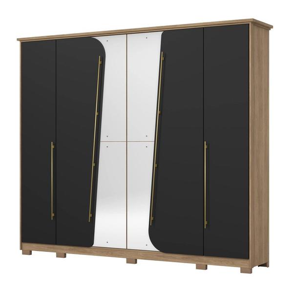 Imagem de Guarda Roupa Casal 6 Portas 6 Gavetas Dubai Henn