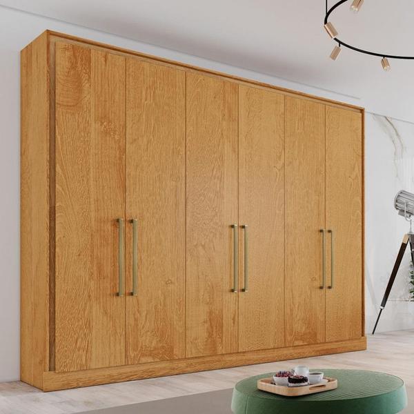 Imagem de Guarda Roupa Casal 6 Portas 6 Gavetas MDF Argos Made Marcs