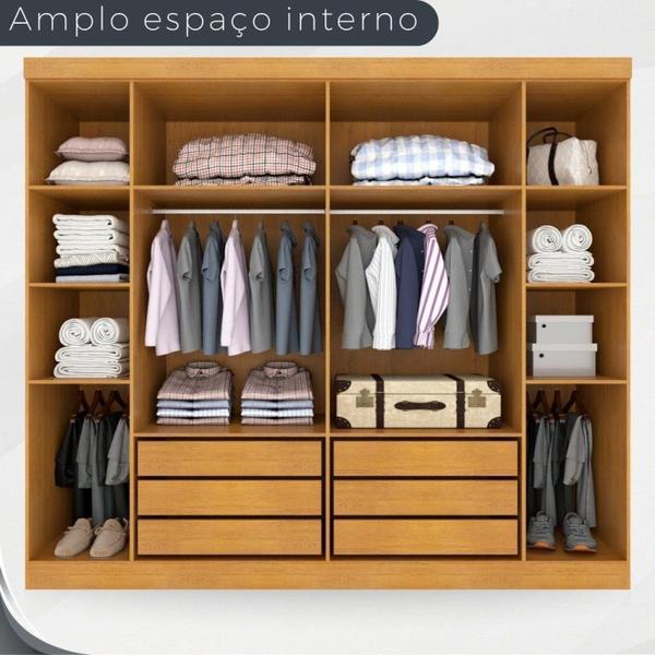 Imagem de Guarda Roupa Casal 6 Portas 6 Gavetas Olímpia