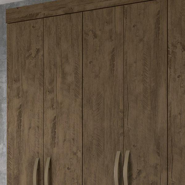 Imagem de Guarda Roupa Casal 6 Portas 8993 Castanho Wood Moval