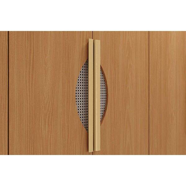 Imagem de Guarda Roupa Casal 6 Portas e 4 Gavetas c/ Pés CB02R580 Canela/Macadamia - Kappesberg