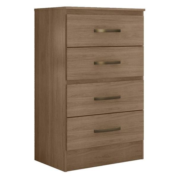 Guarda Roupa Casal 6 Portas e Cômoda 4 Gavetas Lite Carvalho Oak Móveis Leão - MOVEIS LEAO Imagem de Guarda Roupa Casal 6 Portas e Cômoda 4 Gavetas Lite Carvalho Oak Móveis Leão