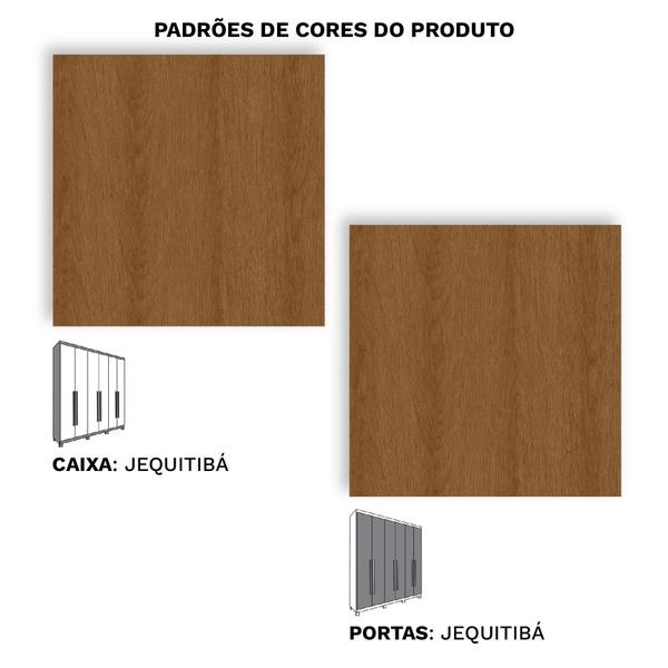 Imagem de Guarda Roupa Casal 6 Portas em MDF New Honduras Móveis Rimo