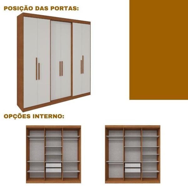 Imagem de Guarda Roupa Casal 6 Portas Lugano