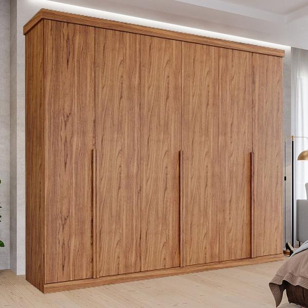 Imagem de Guarda-roupa Casal 6 Portas Mdf Linhares Espresso Móveis