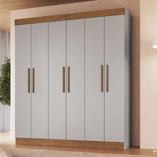 Guarda Roupa Casal 6 Portas MDF New Xangai Doripel Guarda Roupa Casal 6 Portas MDF New Xangai Doripel