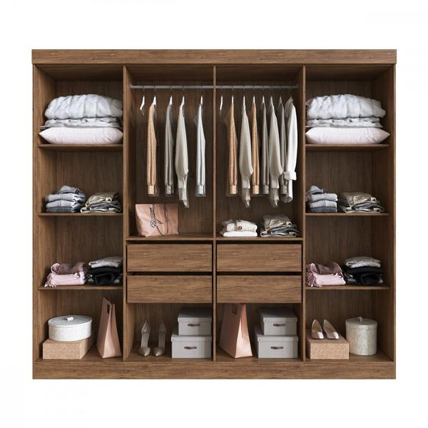 Imagem de Guarda Roupa Casal 8 Portas 100 MDF California Doripel