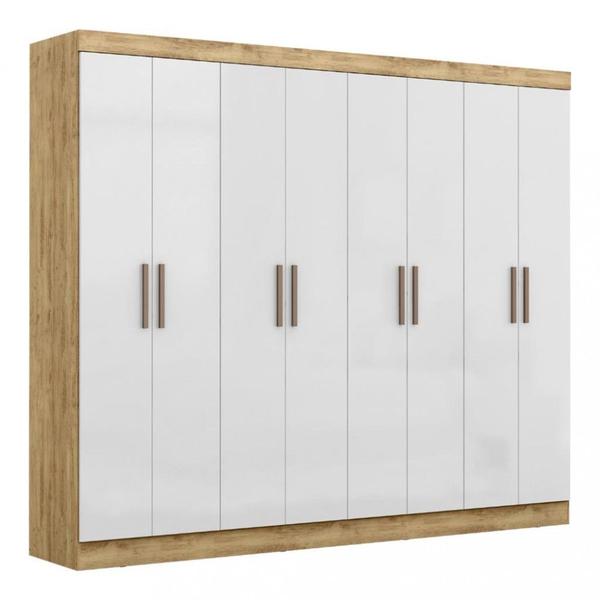 Imagem de Guarda Roupa Casal 8 Portas 4 Gavetas MDF Genebra Maxel