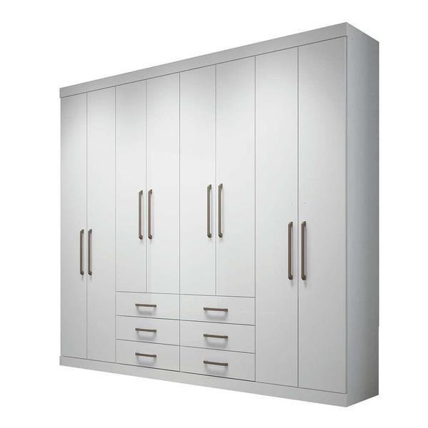 Guarda-Roupa Casal 8 Portas 6 Gavetas 238,80cm Master Santos Andirá Guarda-Roupa Casal 8 Portas 6 Gavetas 238,80cm Master Santos Andirá