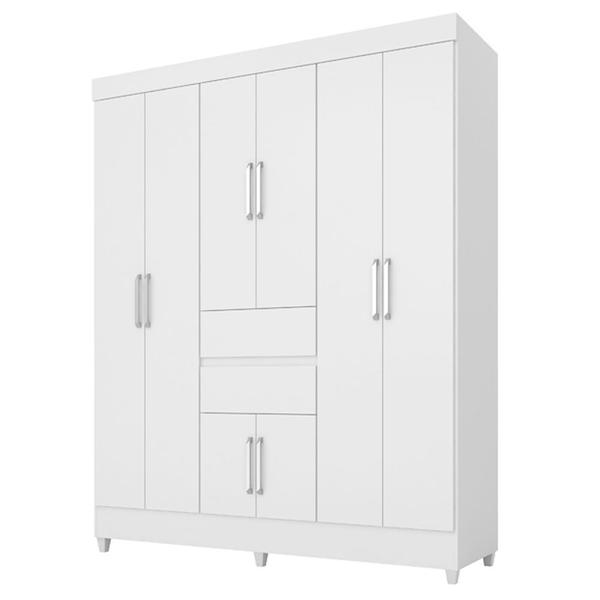 Imagem de Guarda Roupa Casal 8 Portas Munique 82060 Branco Demóbile