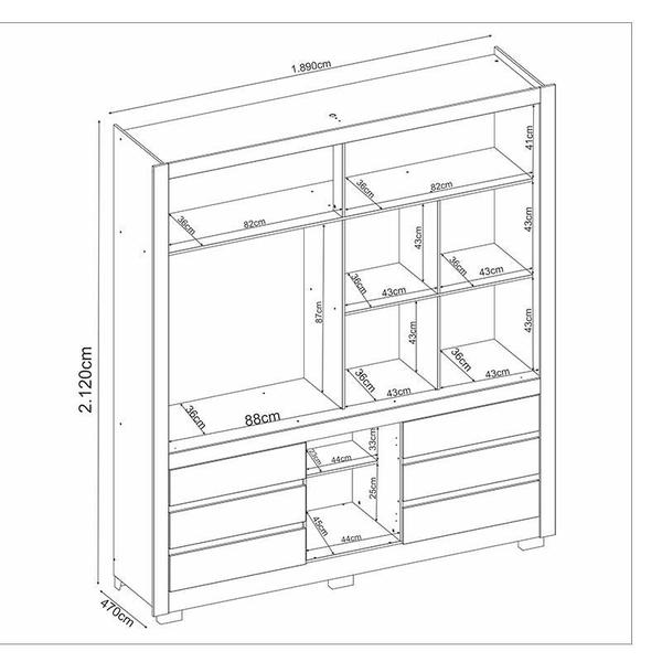 Imagem de Guarda Roupa Casal Ambiente Arbo Branco Rosa Flex - Demóbile