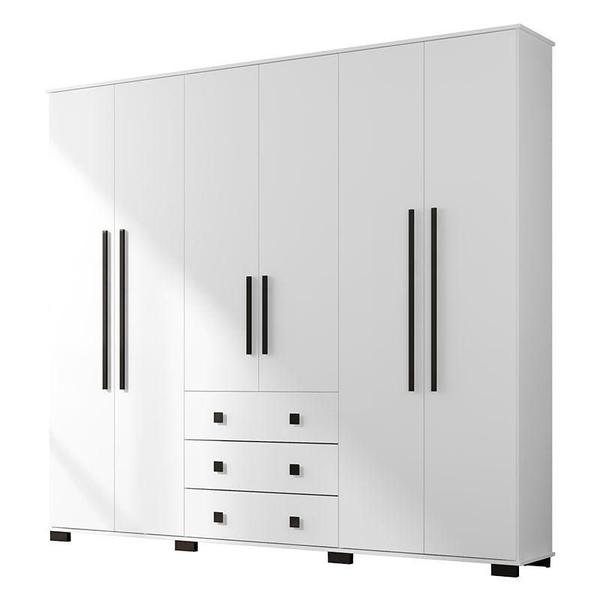 Imagem de Guarda Roupa Casal Ambiente B23063 Branco - Araplac