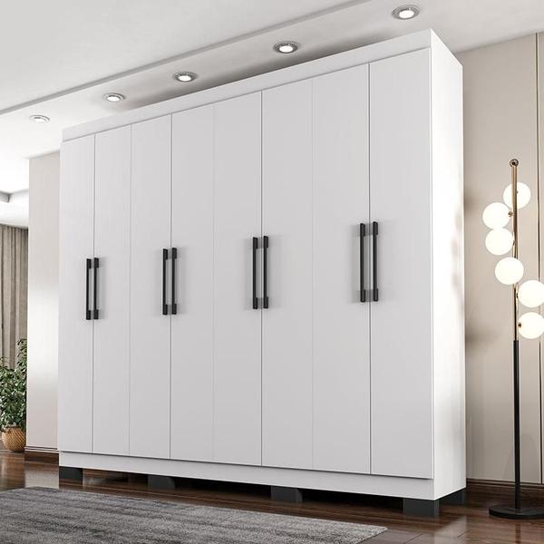 Imagem de Guarda Roupa Casal Ambiente Barcelona Branco - Araplac