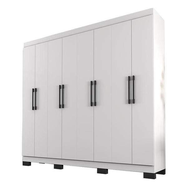 Imagem de Guarda Roupa Casal Ambiente Barcelona Branco - Araplac