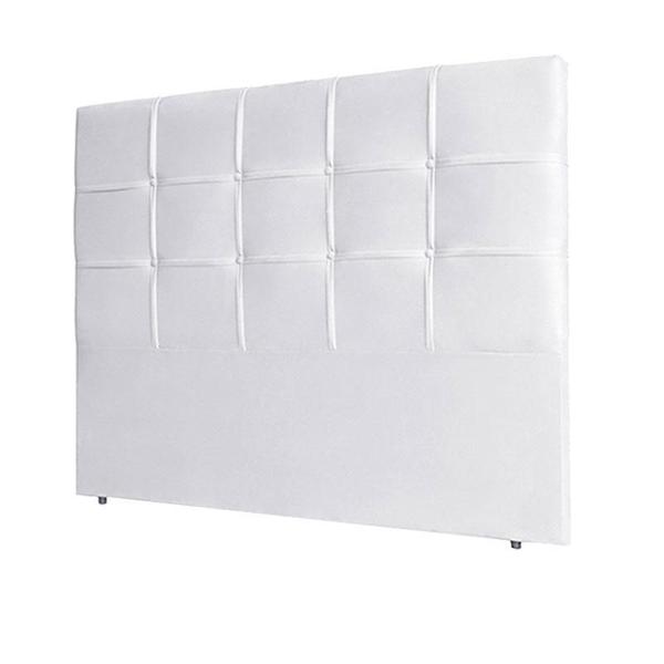 Imagem de Guarda Roupa Casal Americano com Cabeceira Luiza 140 cm Branco  Henn 