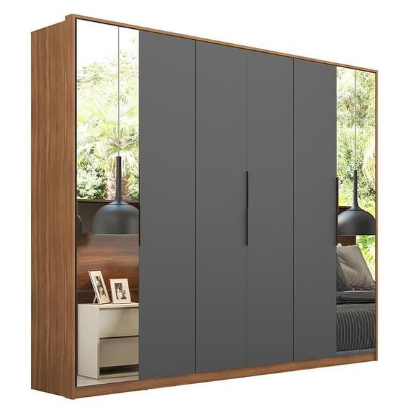 Imagem de Guarda Roupa Casal Atrice 6 Portas com 2 Espelhos - Demartêz