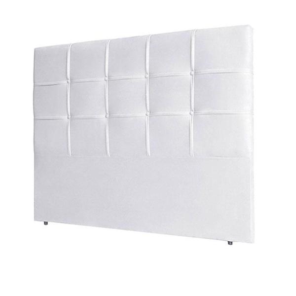 Imagem de Guarda Roupa Casal B2348 Freijó Baunilha E Cabeceira Luiza 140 Cm Branco - Araplac