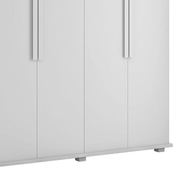 Imagem de Guarda-Roupa Casal Branco 6 Portas 4 Gavetas Canadá - RV Móveis