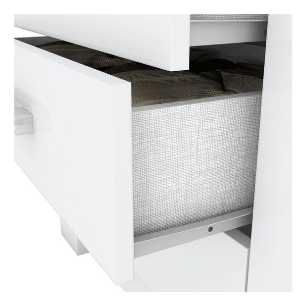 Imagem de Guarda Roupa Casal City 6 Portas Branco - Henn