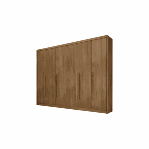 Imagem de Guarda Roupa Casal Coimbra 2,73m 100% MDF 6 Portas 8 Gavetas - Novo Horizonte