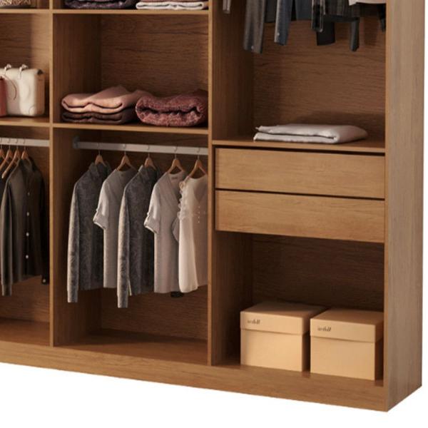 Imagem de Guarda Roupa Casal Dunas com 8 Portas e 4 Gavetas MDF Moderna