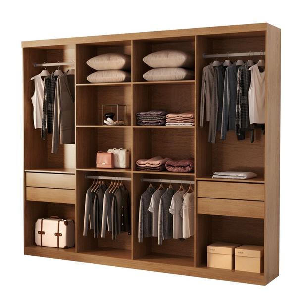 Imagem de Guarda Roupa Casal Dunas com 8 Portas e 4 Gavetas MDF Moderna