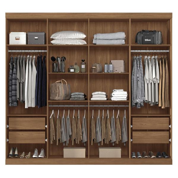 Imagem de Guarda Roupa Casal Grande 8 Portas 4 Gavetas New Imperial