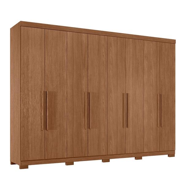 Imagem de Guarda Roupa Casal Grande Master New 8 Portas 4 Gavetas c/ Pes  Santos Andira