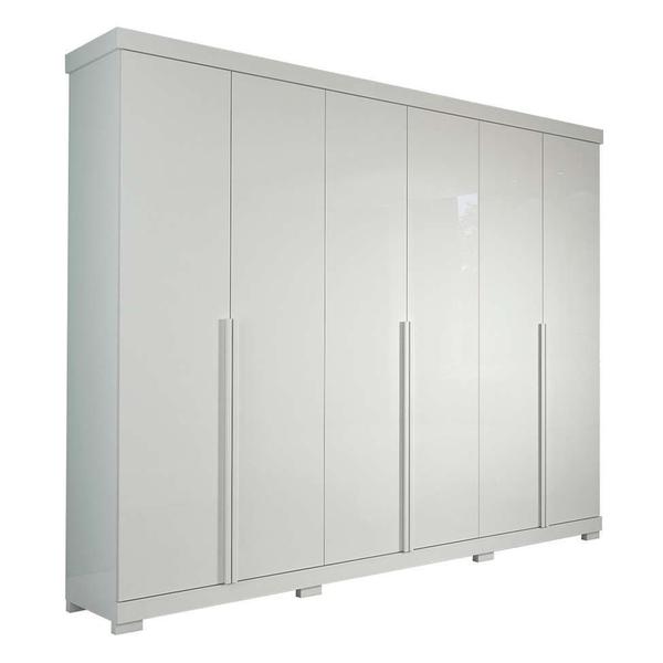 Imagem de Guarda-Roupa Casal Guarapari I 6 PT 6 GV Branco