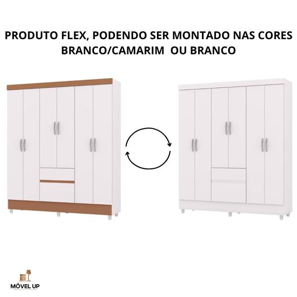 Imagem de Guarda-Roupa Casal Ideal Plus 6 Portas - Vlr Móveis