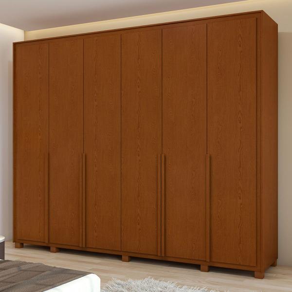 Imagem de Guarda-Roupa Casal Imperatore 6 Portas 6 Gavetas 100% Mdf 81668.284 Frassino -  Móveis Lopas