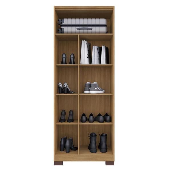 Imagem de Guarda Roupa Casal Modena com 6 Portas com Cômoda Cannes 5 Gavetas e Armário Multiuso Versatile Carvalho Americano Grafite - Incorplac