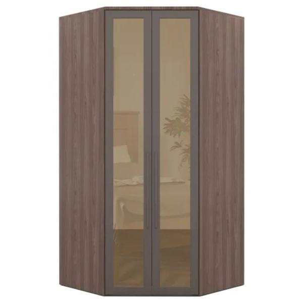 Imagem de Guarda Roupa Casal Modulado 100% MDF Canto Closet 2 portas 2 Espelhos Reflecta 3 Gavetas Cores - Evolution - Robel Móveis