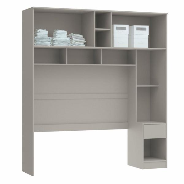 Imagem de Guarda Roupa Casal Modulado com Espelho 3 Peças 8 Portas 3 Gavetas Wood