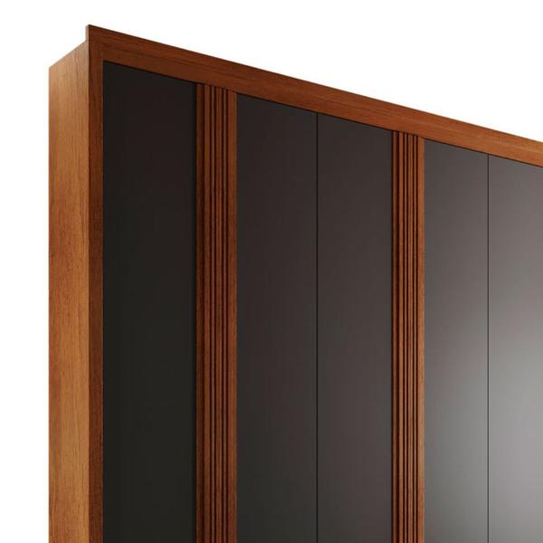 Imagem de Guarda Roupa Casal Nancy 6 Portas e 6 Gavetas MDF Moderna