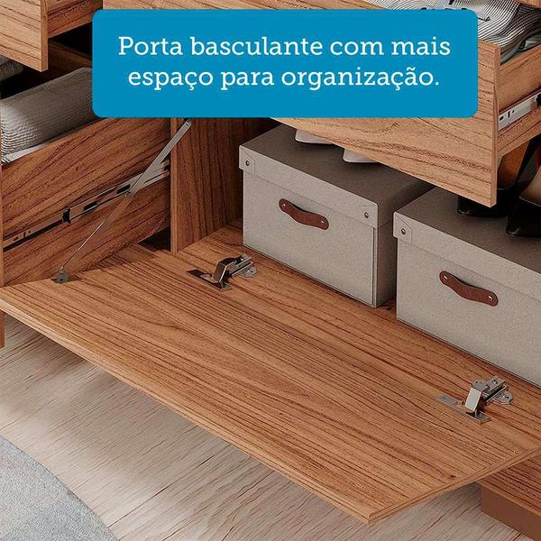 Imagem de Guarda-Roupa Casal Porto 7 PT 5 GV Cinamomo