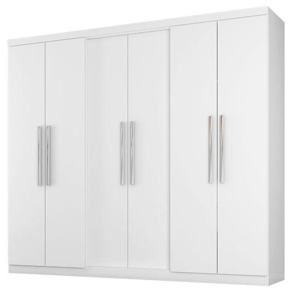 Imagem de Guarda Roupa Casal Prime 6000 Branco  Araplac