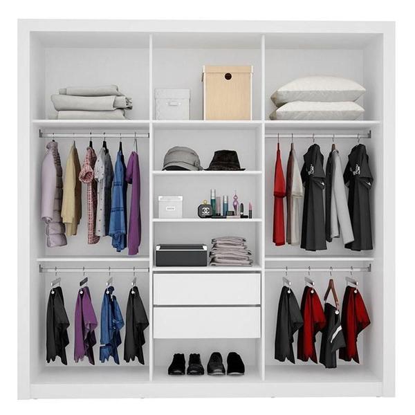 Imagem de Guarda Roupa Casal Residence Branco - Demóbile