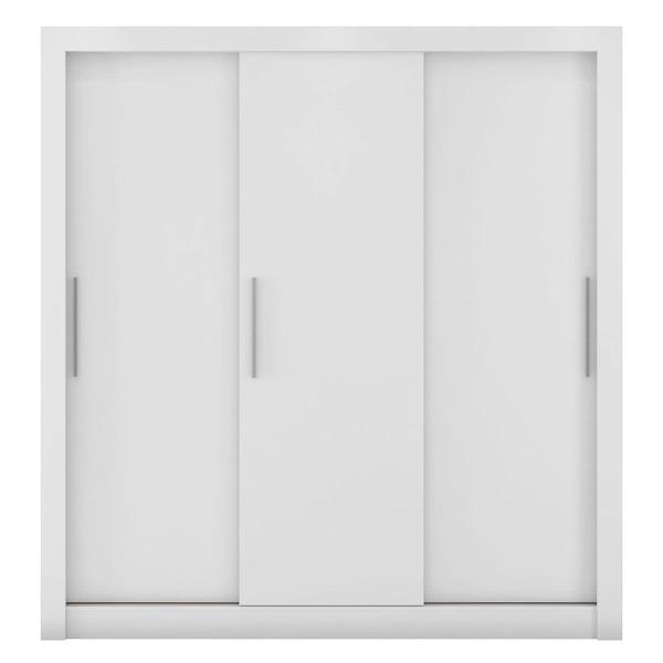 Imagem de Guarda-Roupa Casal Santiago 3 Portas 2 Gavetas Branco - Caemmun