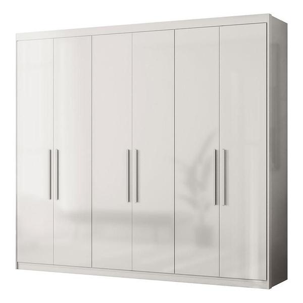 Imagem de Guarda Roupa Casal Venice 62080 Branco Brilho - Demóbile