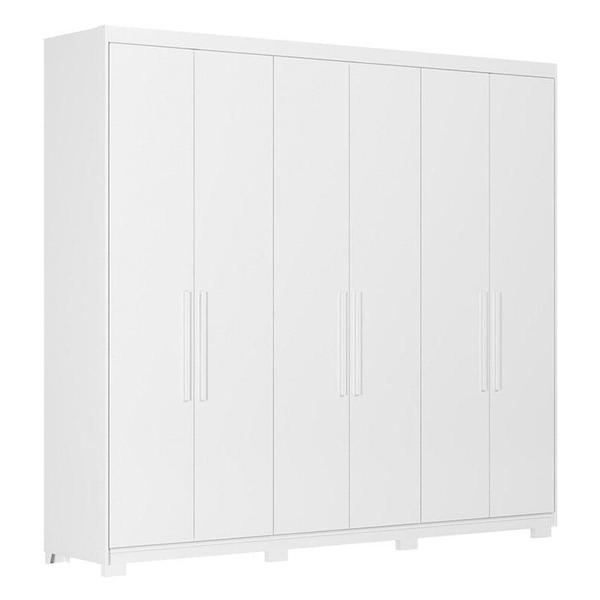 Imagem de Guarda Roupa Casal Venice 62580PE Branco Brilho com Pés - Demóbile