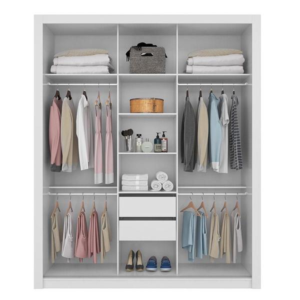 Imagem de Guarda Roupa Casal Vero Branco - Demóbile