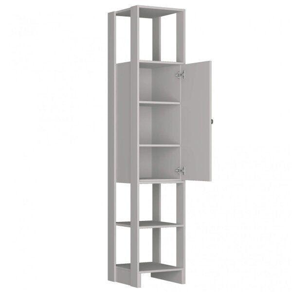 Imagem de Guarda-Roupa Closet 2 Peças 2 Portas com 6 Prateleiras Internas e 6 Nichos Externos Yes Nova Mobile