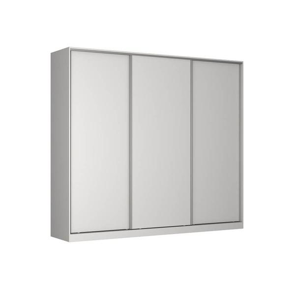 Imagem de Guarda-Roupa Closet 273cm 3 Portas 100% MDF Branco Lilies Móveis