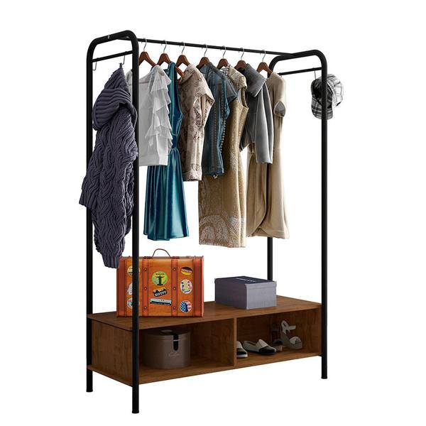 Imagem de Guarda-Roupa Closet Aberto Estilo Industrial Milão - DS Móveis