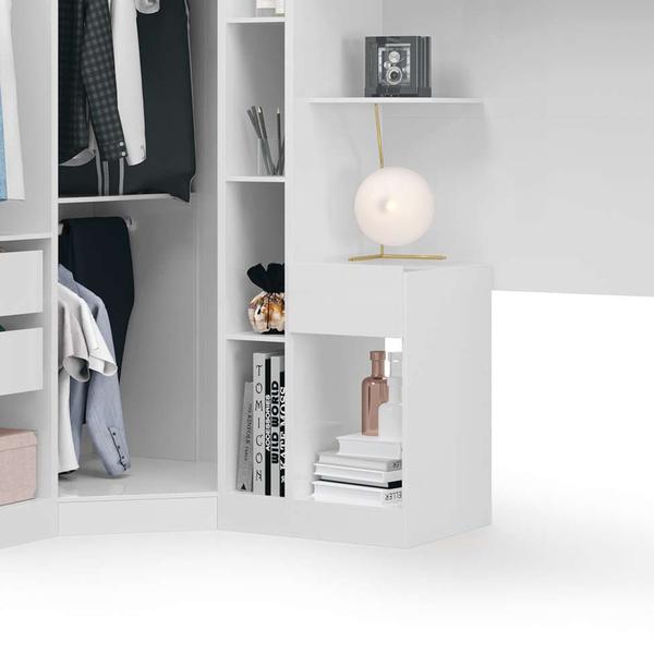 Imagem de Guarda-Roupa Closet Modulado 6 PT 4 GV Gênova Branco