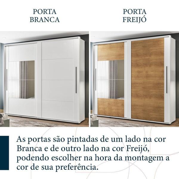 Imagem de Guarda-roupa Coimbra 2 Portas de Correr com Espelhos