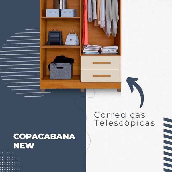 Imagem de Guarda Roupa Copacabana New 4 Portas 2 Gavetas Benetil Móveis