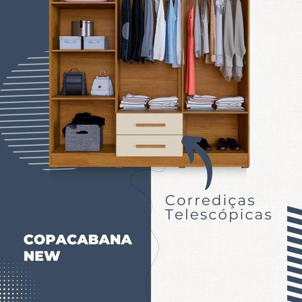 Imagem de Guarda Roupa Copacabana New 6 Portas 2 Gavetas Benetil Móveis